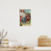 Poster Entrée à Paris du roi Jean II Le Bon (Cuisine)