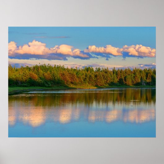 Poster Entrée au coucher du soleil | Nouveau-Brunswick, C (Devant)