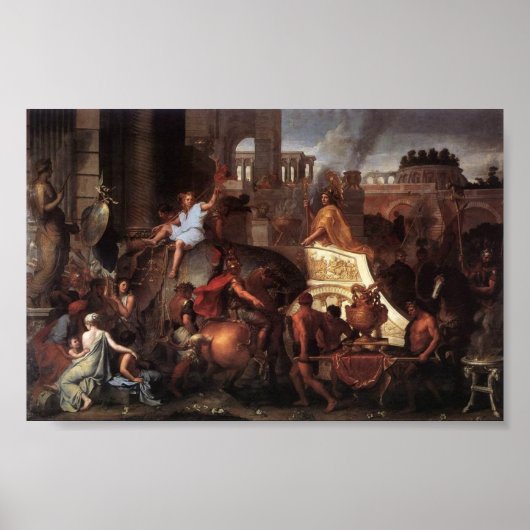 Poster Entrée D'Alexandre Dans Babylone (Devant)