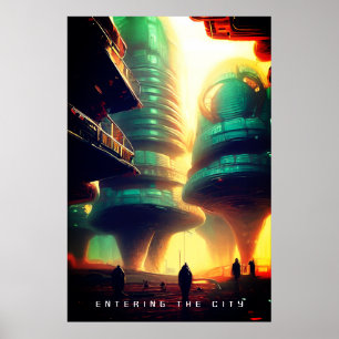 Poster Entrée dans la ville