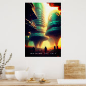 Poster Entrée dans la ville (Cuisine)