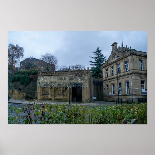 Poster Entrée de la cathédrale de Bradford (Devant)