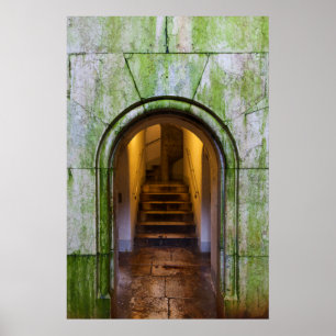 Poster Entrée de la mine de sel souterraine