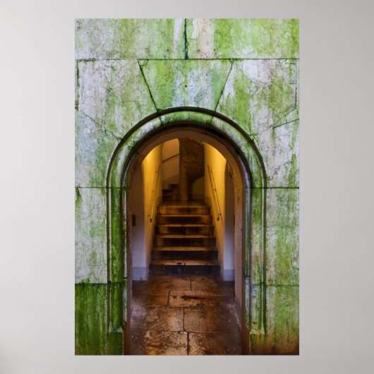 Poster Entrée de la mine de sel souterraine (Devant)