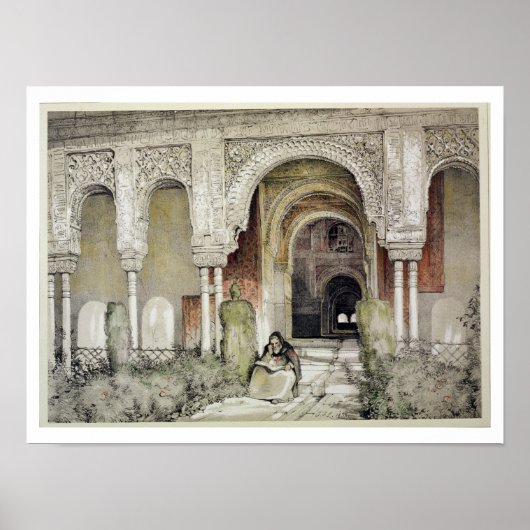 Poster Entrée de la Salle des Deux Soeurs (Sala de l (Devant)