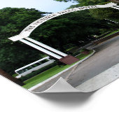 Poster Entrée de l'hôtel Victoria Falls 10 x 8 pouces (Coin)