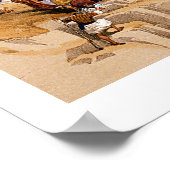 Poster Entrée de Petra, 10 mars 1839, assiette 98 de (Coin)