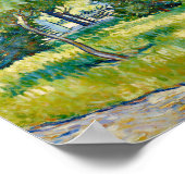 Poster Entrée de Van Gogh dans le parc à Arles (Coin)