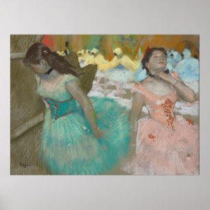 Poster Entrée des danseurs masqués Degas Canvas Imprimer