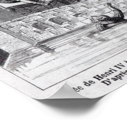 Poster Entrée d'Henri IV à Paris (Coin)