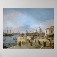Entrée du Grand Canal depuis le Molo, Venise