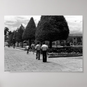 Poster Entrée du palais royal vintage de Bangkok Touriste