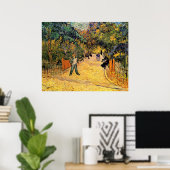 Poster Entrée du parc public par Vincent van Gogh (Bureau à domicile)