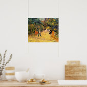 Poster Entrée du Parc Public par Vincent van Gogh (Cuisine)