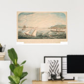 Poster Entrée Golden Gate à San Francisco (0642A) (Bureau à domicile)