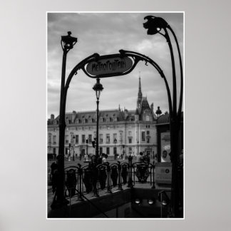 Poster Entrée Métropolitaine de Paris