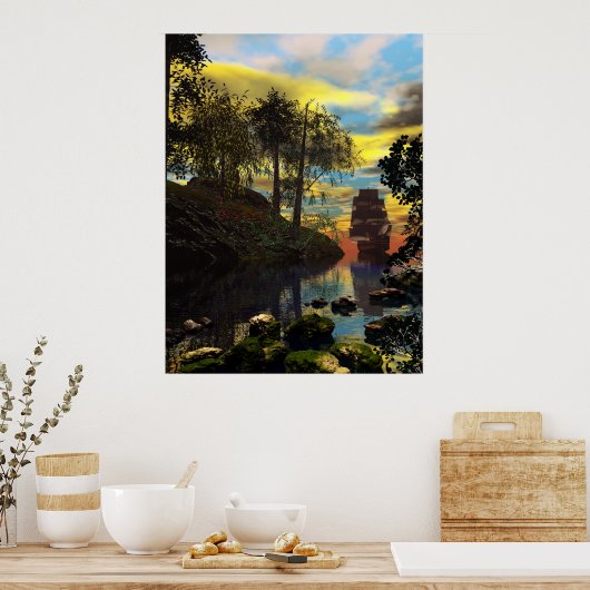 Poster Entrée Pirates (Cuisine)