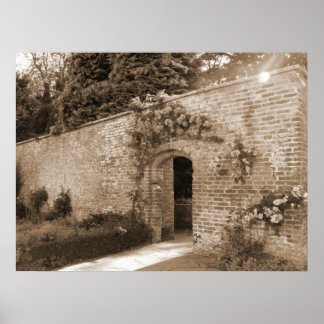 Poster Entrée rose Arch