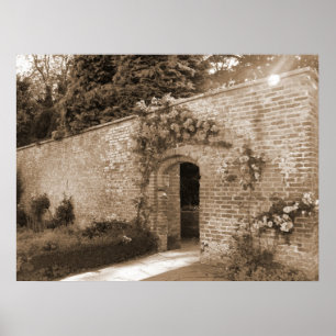 Poster Entrée rose de voûte