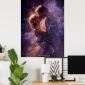 Poster Entrelacés dans les Étoiles (Bureau à domicile)