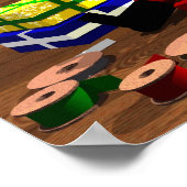 Poster Entrepôt père Noël (Coin)