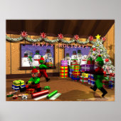 Poster Entrepôt père Noël (Devant)