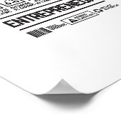 Poster entrepreneur (Coin)