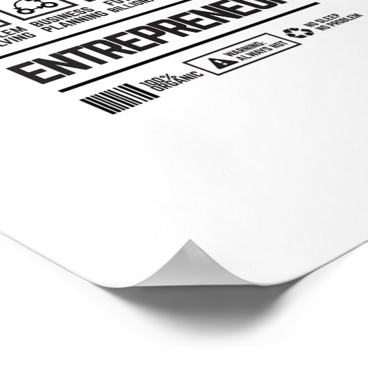 Poster entrepreneur (Coin)