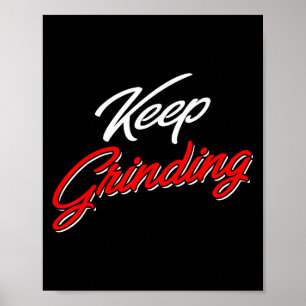 Poster Entrepreneur continuer à broyer Propriétaire d'ent