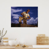 Poster Entrepreneur en construction, 1942 (Cuisine)