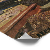 Poster Entrepreneur vintage en construction d'architectes (Coin)