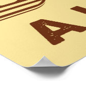 Poster entreprise de donuts vintages rétro (Coin)