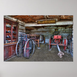 POSTER ENTREPRISE DE MOTEUR À INCENDIE NO 1