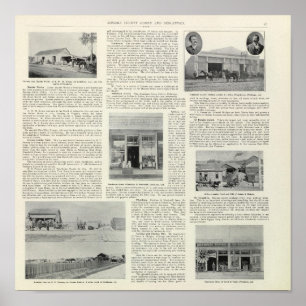 Poster Entreprises de Petaluma, la Californie