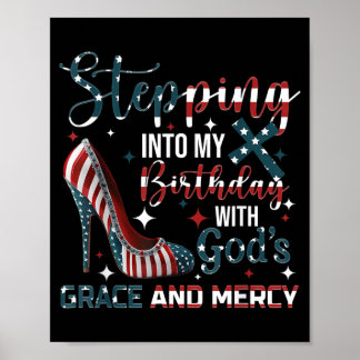 Poster Entrer dans l'anniversaire avec la grâce et la mis