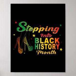 Poster Entrer dans le Mois de l'histoire des Noirs Africa