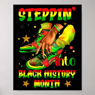 Poster Entrer dans le Mois de l'Histoire des Noirs Filles