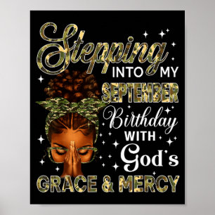Poster Entrer dans mon anniversaire de septembre Femmes n