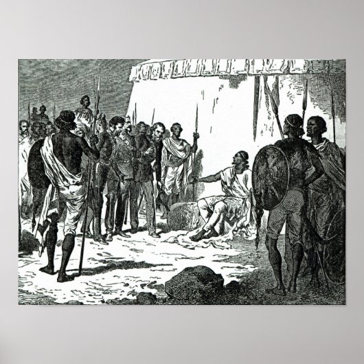 Poster Entretien de M. Rassam avec le roi Théodore (Devant)