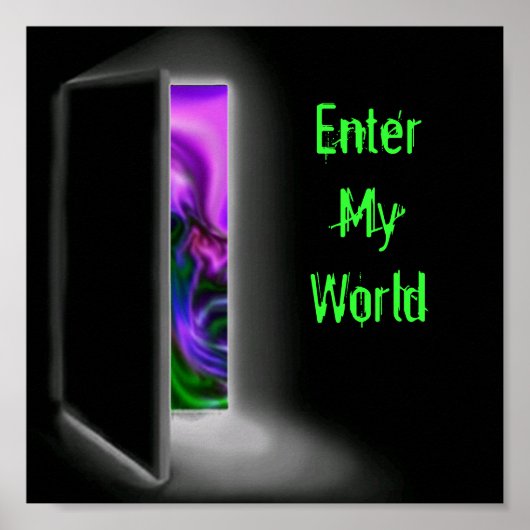 Poster Entrez dans mon monde (Devant)
