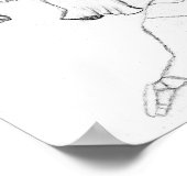 Poster Enveloppé dans les bras de Son Amour (Coin)