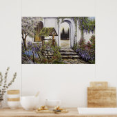 Poster Envie de bien jardin couleurs vives (Cuisine)