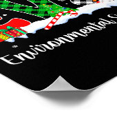 Poster Environmental Specialist Christmas Lights Red Plai (Coin)