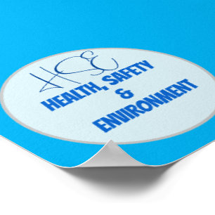 Poster Environnement de sécurité sanitaire Conception min