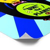 Poster Environnement et mascotte de singe v1 (Coin)