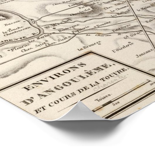 Poster Environs d'Angoulême (Coin)