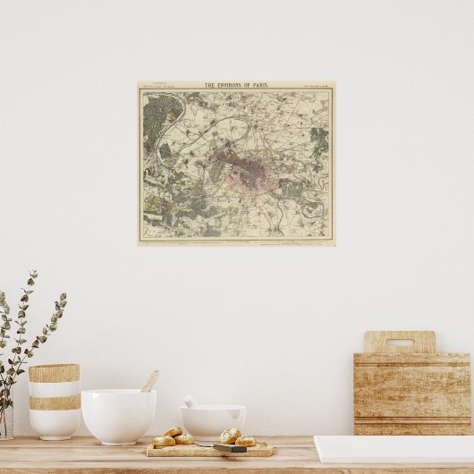 Poster Environs Paris (Cuisine)