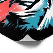 Poster Envoie-Le ! Snowboard (Coin)