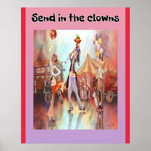 Poster Envoyer dans les Clowns (Devant)