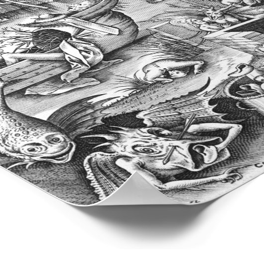 Poster Envy (Invidia), Les Sept Péchés Mortels (Coin)